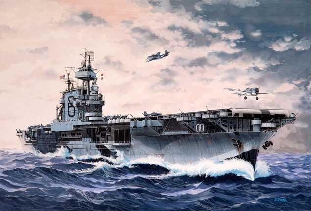 Kit modello in plastica nave 05824 - USS Enterprise (1:1200)
