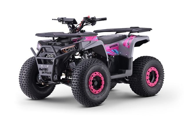 Benzínová štvorkolka pre deti Beneo Motors WARRIOR ružová - 125cm3