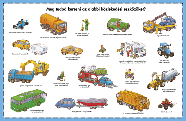 Nagy könyv AZ AUTÓKRÓL kis mesélöknek