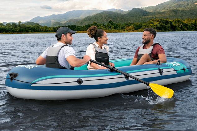 Bestway 61154 Nafukovací čln Trek X3 s príslušenstvom, 294 x 137 cm