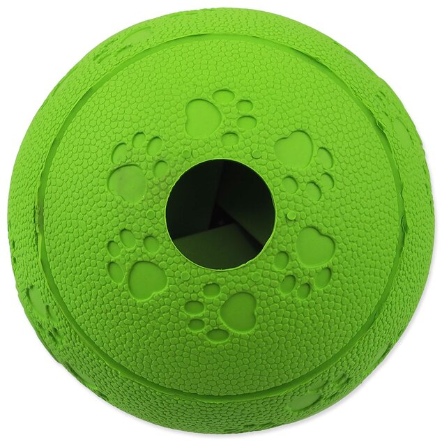 Hračka Dog Fantasy lopta na pamlsky zelená 8cm