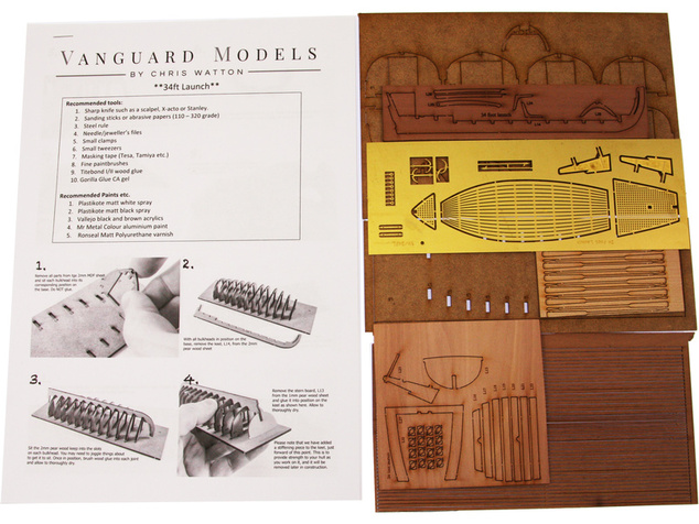 Vanguard Models Launch čln 34" 1:64 kit