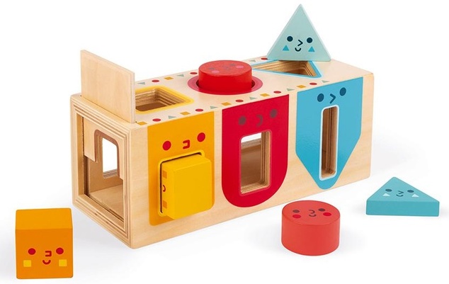 Janod Drevená vkladačka Montessori Tvary