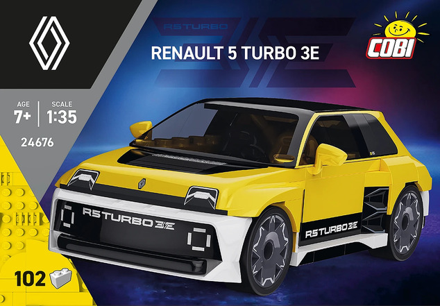Cobi 24676 Renault 5 Turbo 3E, 1:35, 102 k
