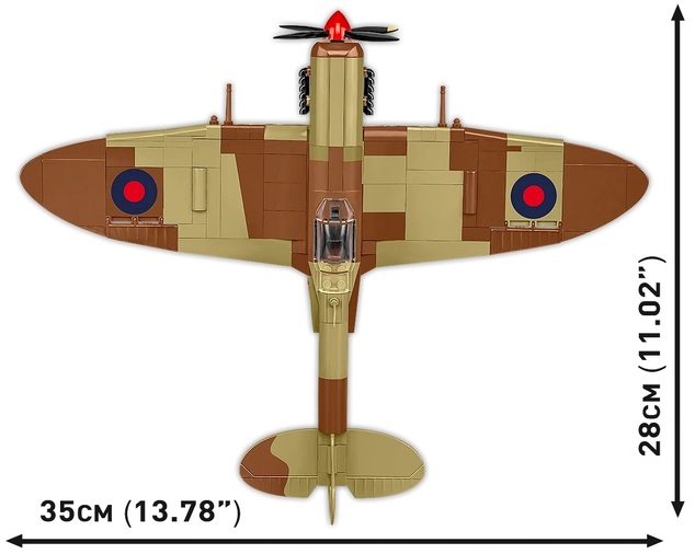 Cobi II WW Supermarine Spitfire Mk. IXe, 1:32, 352 k, 1 f