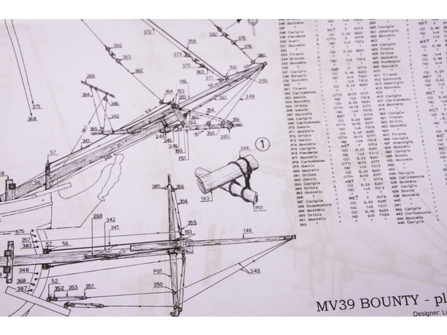 MAMOLI HMS Bounty 1787 1:64 kit