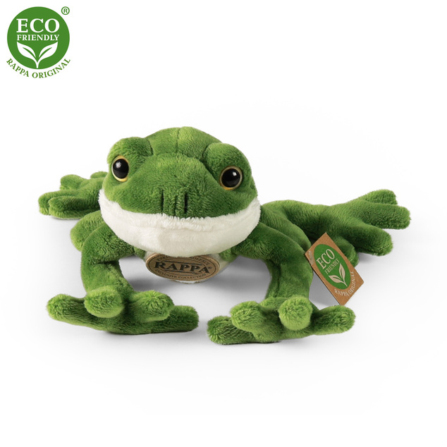 Rana peluche 15 cm ECOLOGICA
