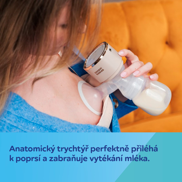 CANPOL BABIES Odsávačka materského mlieka prenosná elektrická PowerPump