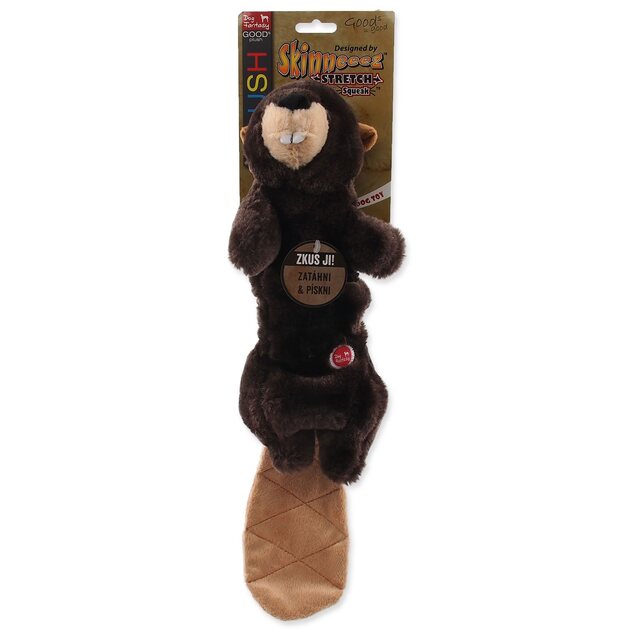 Hračka Dog Fantasy Plush bobor pískací 45cm