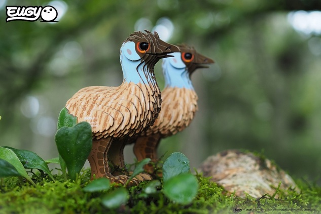 EUGY Emu 3D puzzle di cartone