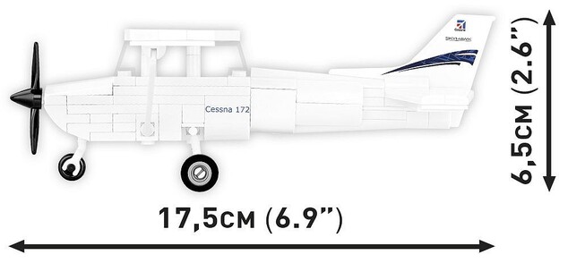 Cobi Cessna 172 Skyhawk-alb, 1:48, 160 CP
