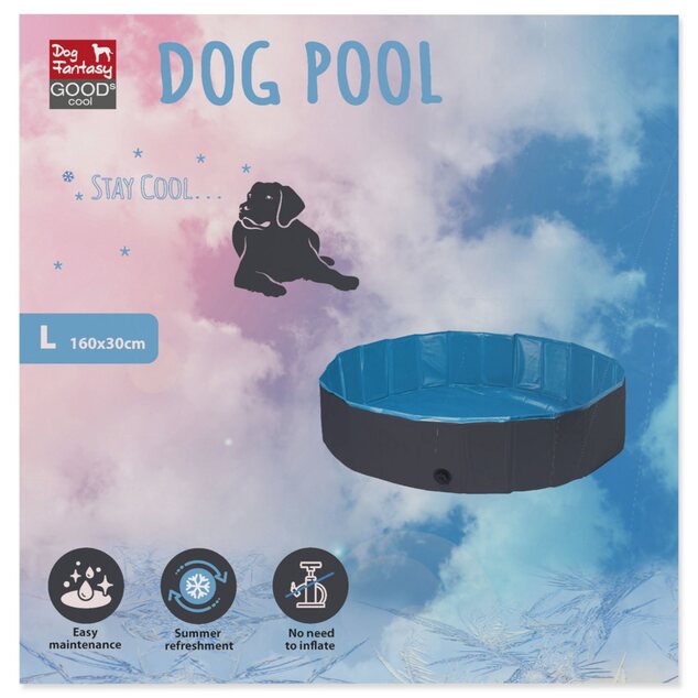 Piscină Dog Fantasy rotundă 160x30cm