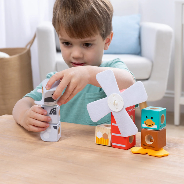 Spin Master Melissa &amp; Doug Blockables stavebnica Farma