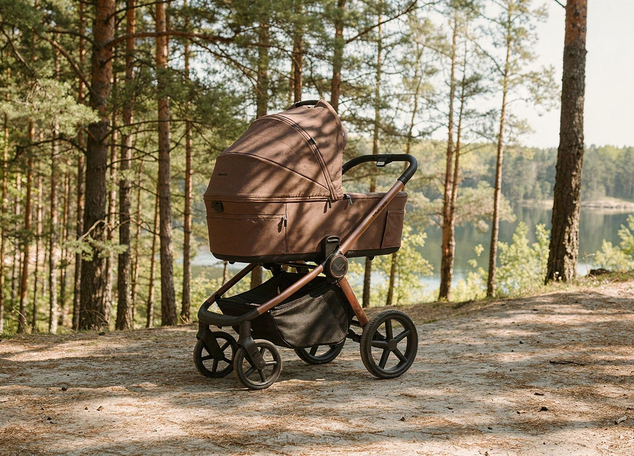 MUUVO Kombikinderwagen 2in1 Fold Dark Chocolate