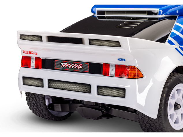 Traxxas Mini Rally Ford RS200 1:12 4WD VXL RTR šedý