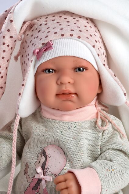 Llorens M844-60 oblečenie pre bábiku NEW BORN veľkosť 43-44 cm