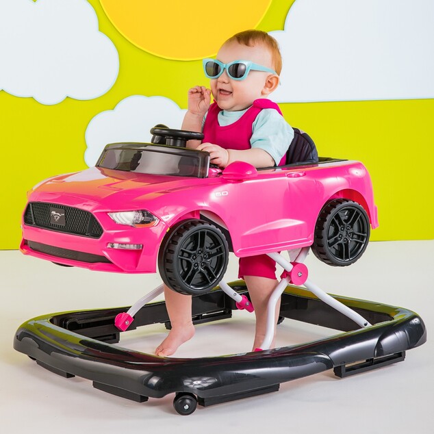 Walker 3in1 Ford Mustang Rosa 6m+, fino a 11kg