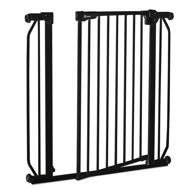 LIONELO Otroška ograja Truus Slim Black Onyx 75-105 cm
