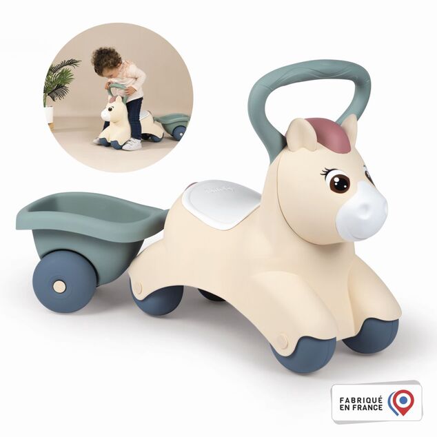 Smoby LS Odrážadlo Poník s vozíkom