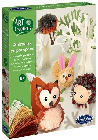 SENTOSPHERE Kreativset Pompon-Tiere