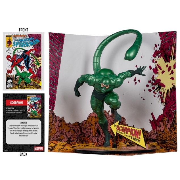 Marvel PVC фигурка 1/10 Scorpion Metallic (The Amazing Spider-Man #318) (Gold Label) 18 cm