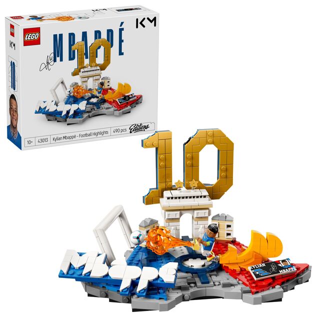 LEGO® Editions 43013 Kylian Mbappé – Hviezdne momenty futbalu