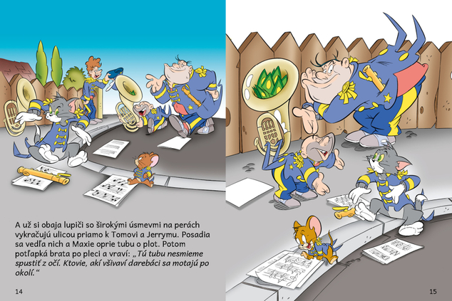 Prešibaní muzikanti – Tom a Jerry v obrázkovom príbehu