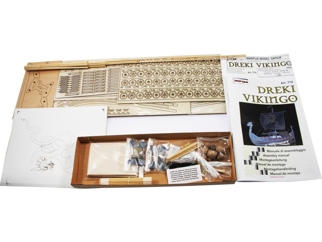 Mantua Model Barco Vikingo Dreki 1:40 kit