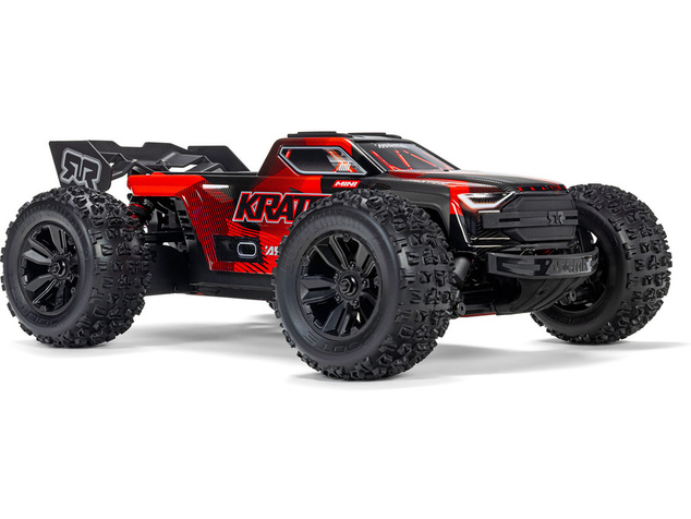Arrma Mini Kraton 3S DSC BLX 1:16 4WD RTR Basic črna/rdeča