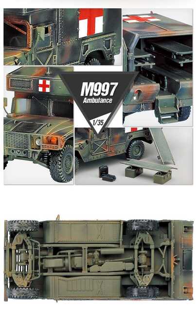 Modellbausatz Militär 13243 - M997 MAXI KRANKENWAGEN (1:35)