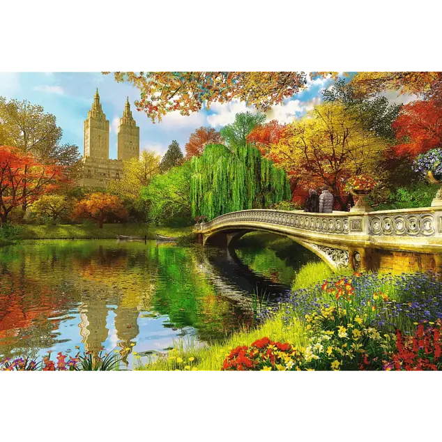 Trefl Drevené puzzle 501 - Central Park, Manhattan