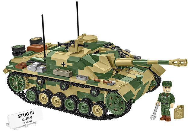 Cobi 2676 II WW StuG III Ausf. G, 1:28, 955 k, 1 f