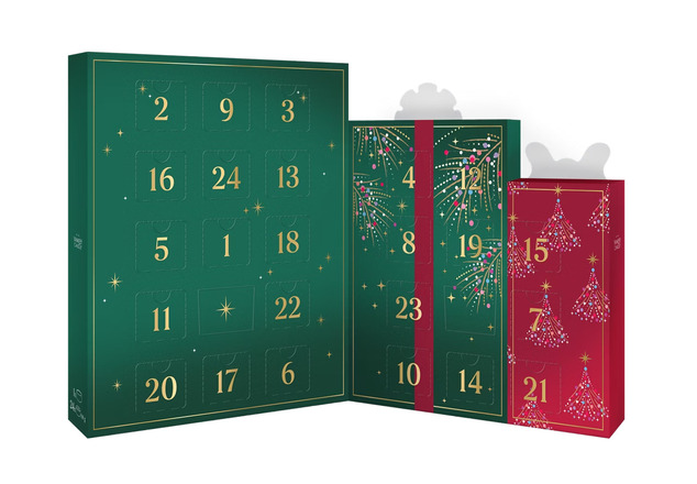 YC Set de Crăciun 2026 Calendar Advent - Lumânări de Ceai și Suport Lumânări