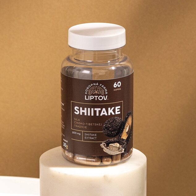 Shiitake 60 kapsúl (600mg extraktu / kapsula)