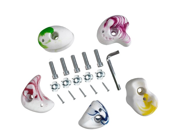 2Kids Toys Prinderi de cățărare 5 buc Marbled
