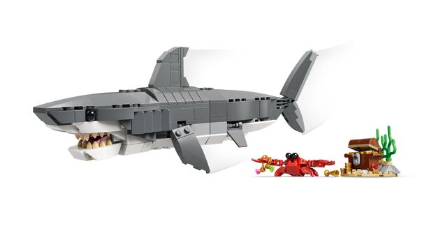 LEGO® Creator 3 v 1 31381 Divoký žralok a truhlica s pokladom