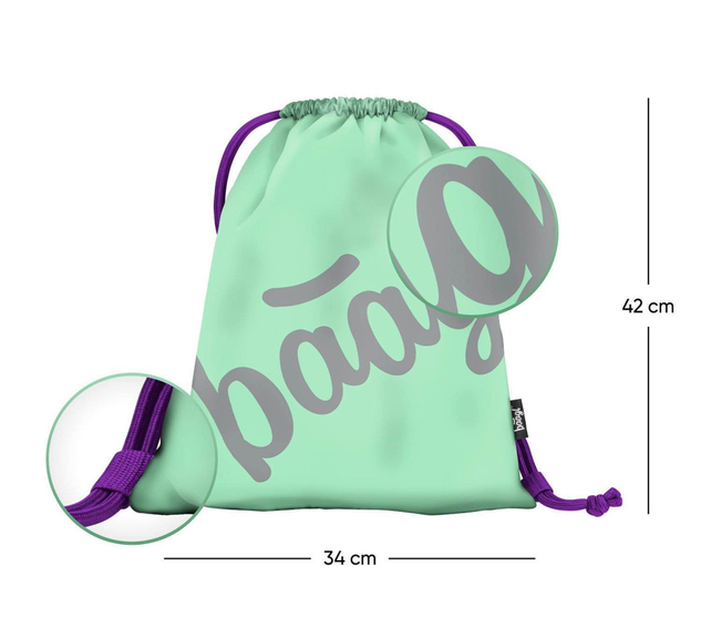 BAAGL Vrecko Skate Mint