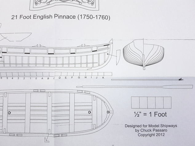 Model Shipways English Pinnace 1:24 kit