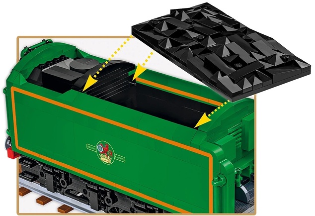 Cobi Flying Scotsman,britská parná lokomotíva 1:35, 2700 k, 2 f