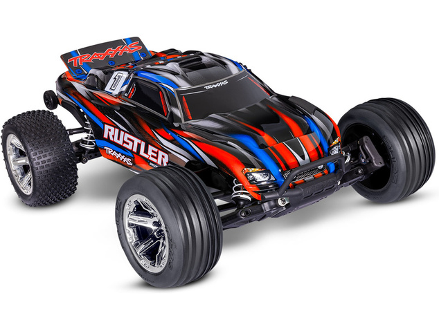 Traxxas Rustler 1:10 BL-2s RTR oranžový