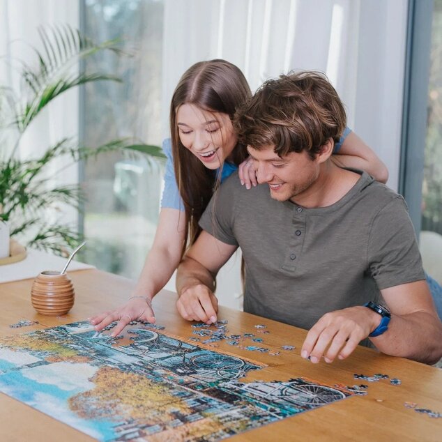 Trefl Prime puzzle 1000 UFT - Potulky: Jeseň v Amsterdame, Holandsko