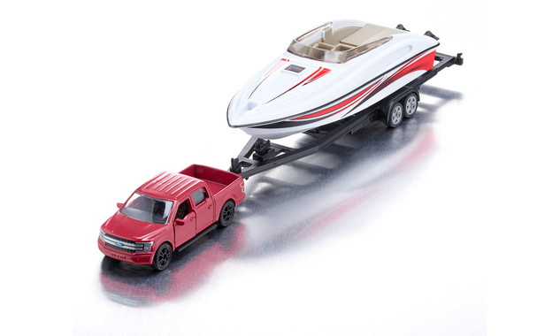 SIKU Super - Ford F150 s člnom