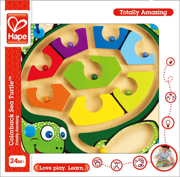 Hape Magnetický labyrint s guľôčkou - Morská korytnačka