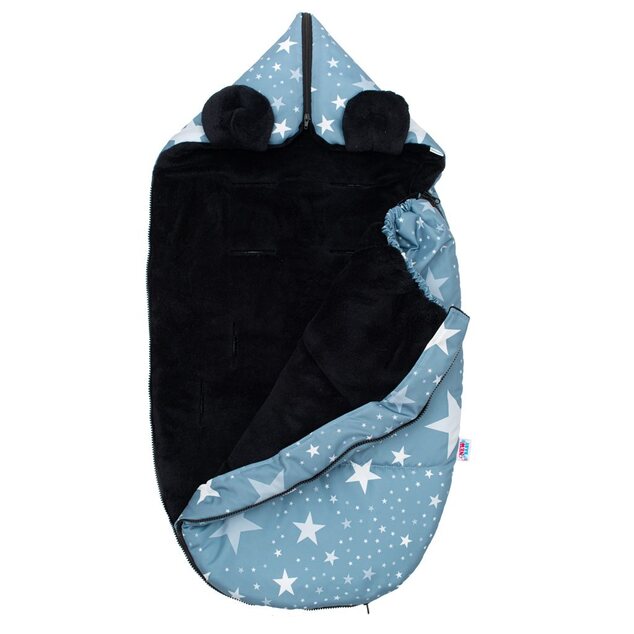 Luxuriöser Fußsack New Baby Sterne
