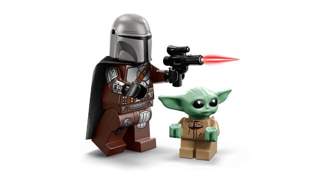 LEGO® Star Wars™ 75436 Mandalorian, Grogu a spídrová motorka