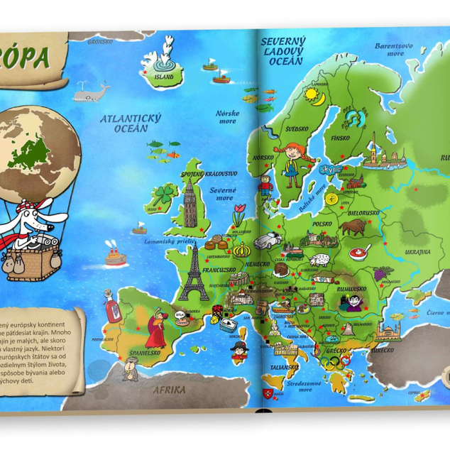 Albi Kúzelné čítanie Kniha Atlas sveta