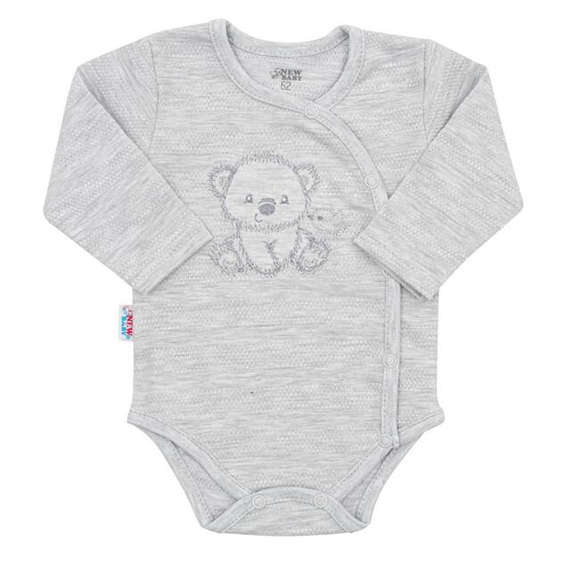Neugeborenen-Set für die Entbindungsstation New Baby Sweet Bear grau 56 (0 - 3 Monate)