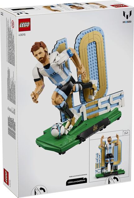LEGO® Editions 43015 Lionel Messi – Futbalová legenda