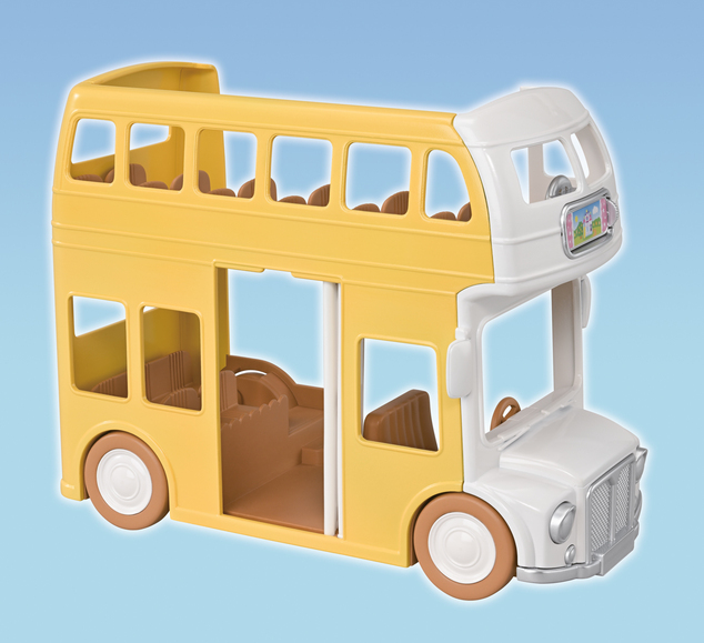 Sylvanian Families Двуетажен училищен автобус