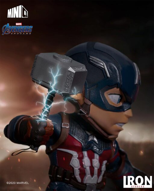 Iron Studios &amp;amp; Minico Avengers: Endgame - Captain America Figura
